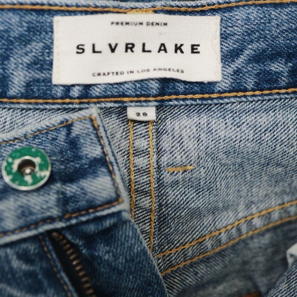SLVRLAKE Blue Straight Leg Jeans - Picture 6 of 14
